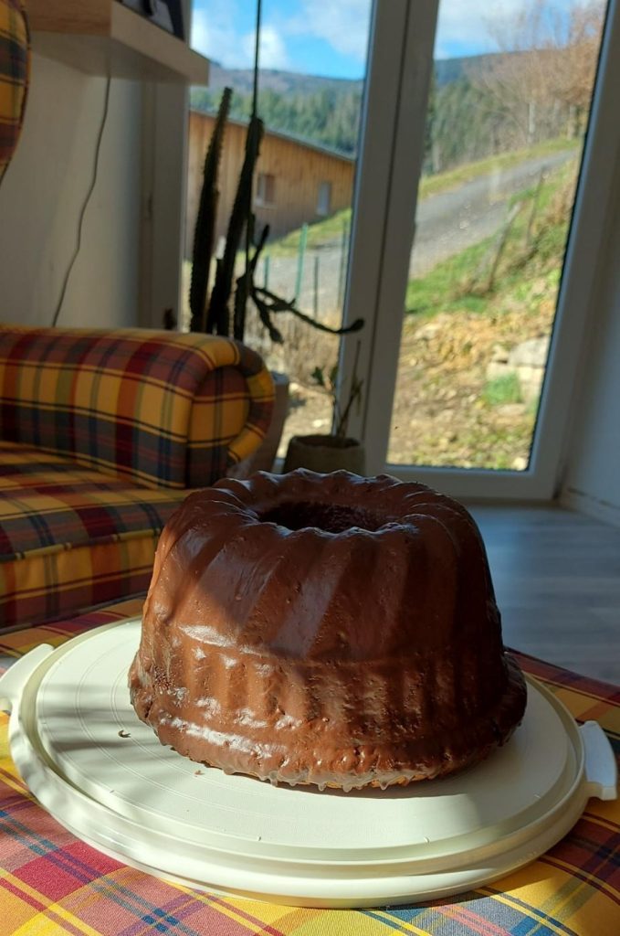 First red wine cake from Heike in the Ardèche 